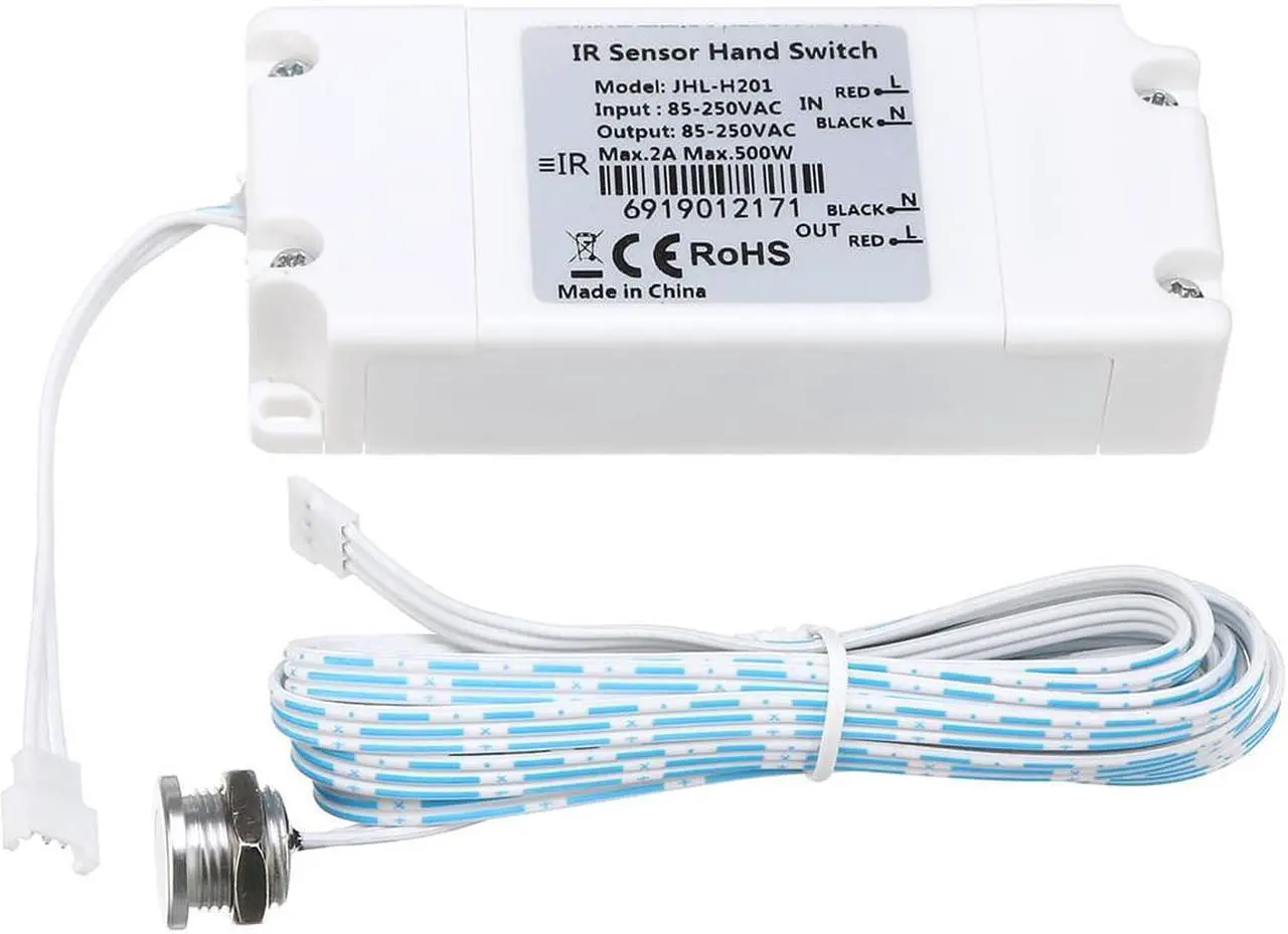 Alt view image 2 of 5 - IR Motion Sensor Hand Switch Cabinet Light Switch Wardrobe Home Cupboard Kitchen