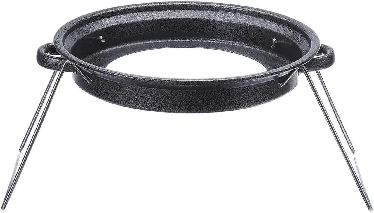 Alt view image 4 of 5 - 30CM Non-stick Samgyupsal Samgyeopsal Korean Grill Pan Heating Stove Barbecue BBQ