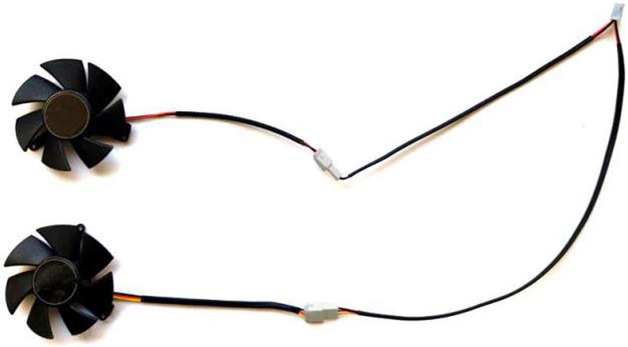 Main image of 47MM 2PIN 3PIN FS1250-S2053A FS1250-A1042A6FL,For Gigabyte Geforce GTX 1650 D6 OC Low profile 4G Graphics card cooling fan