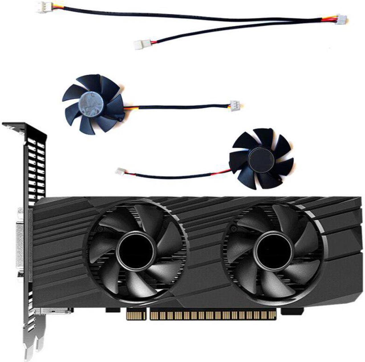 Alt view image 5 of 5 - 47MM 2PIN 3PIN FS1250-S2053A FS1250-A1042A6FL,For Gigabyte Geforce GTX 1650 D6 OC Low profile 4G Graphics card cooling fan