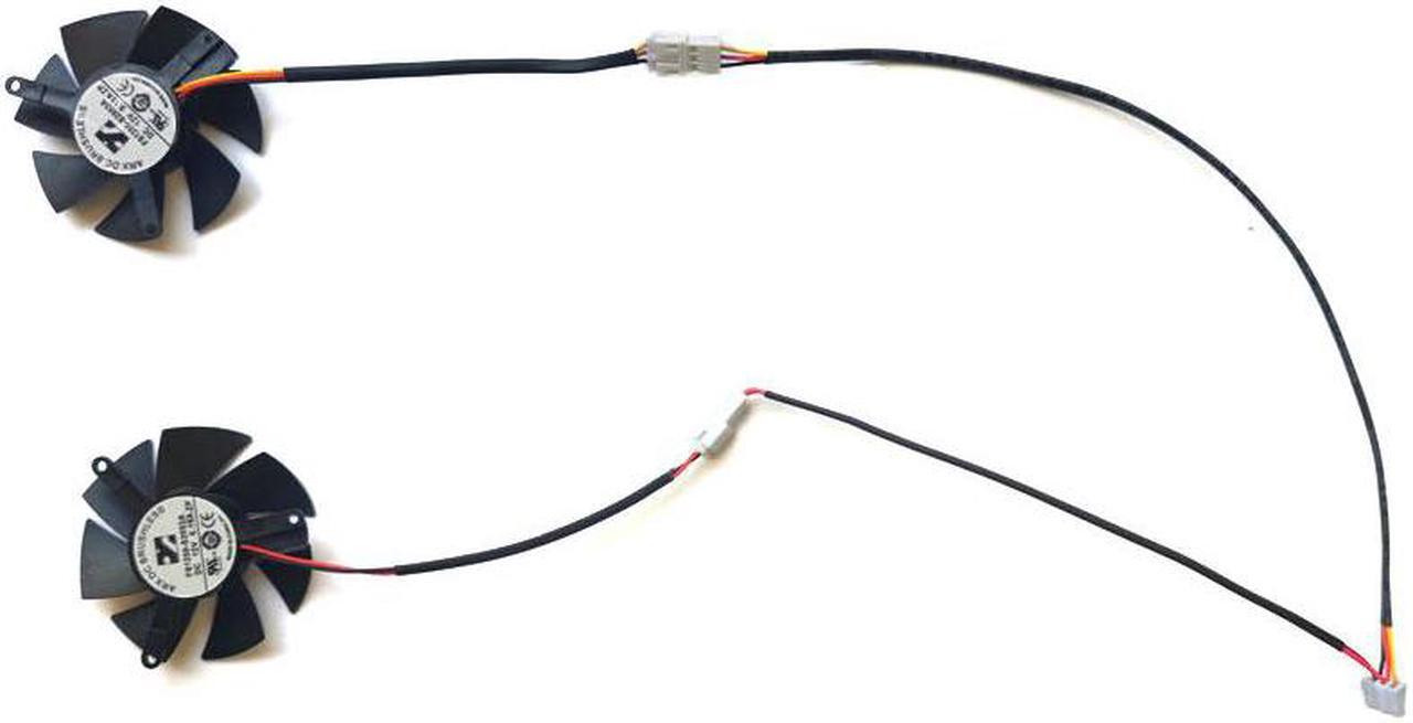 Alt view image 3 of 5 - 47MM 2PIN 3PIN FS1250-S2053A FS1250-A1042A6FL,For Gigabyte Geforce GTX 1650 D6 OC Low profile 4G Graphics card cooling fan