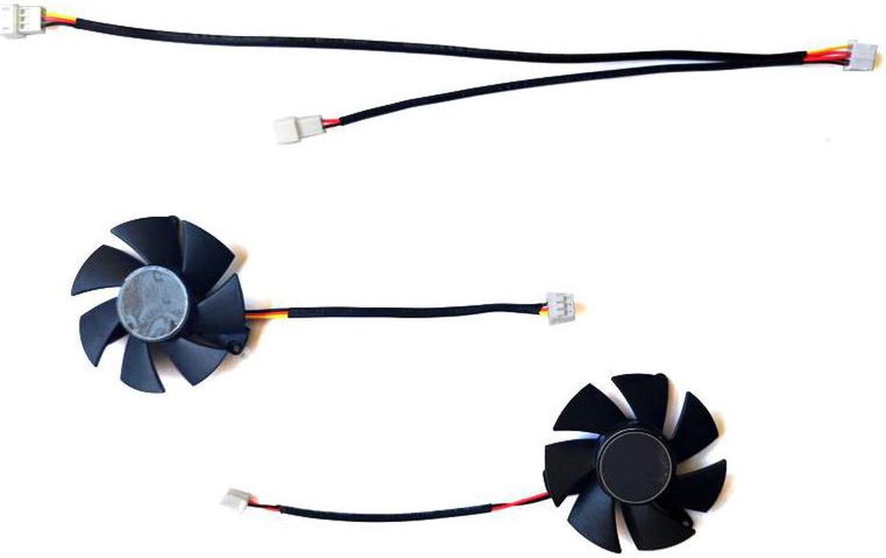 Alt view image 4 of 5 - 47MM 2PIN 3PIN FS1250-S2053A FS1250-A1042A6FL,For Gigabyte Geforce GTX 1650 D6 OC Low profile 4G Graphics card cooling fan