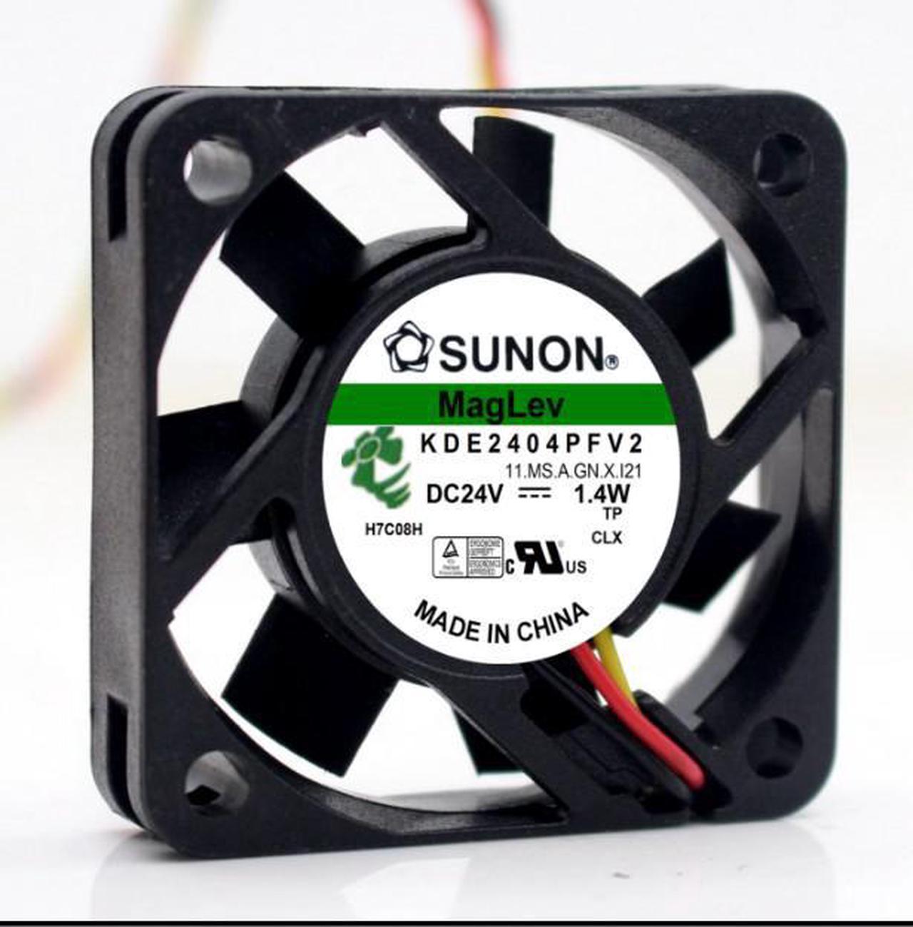 For KDE2404PFV2 4010 4CM 24V 1.4W 2pin 3pin mute Maglev cooling fan 40X40X10MM