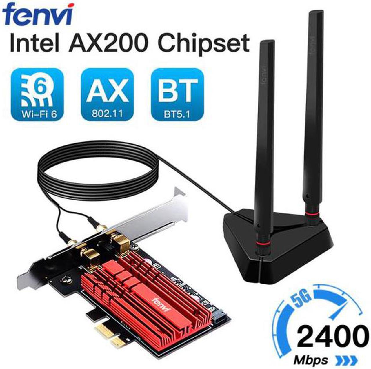 AX3000RGB Wi-Fi 6 PCIe WiFi Card PC Gaming Desktop For Bluetooth5.2 Dual Band 802.11AX Wireless Adapter MU-MIMO RGB Light