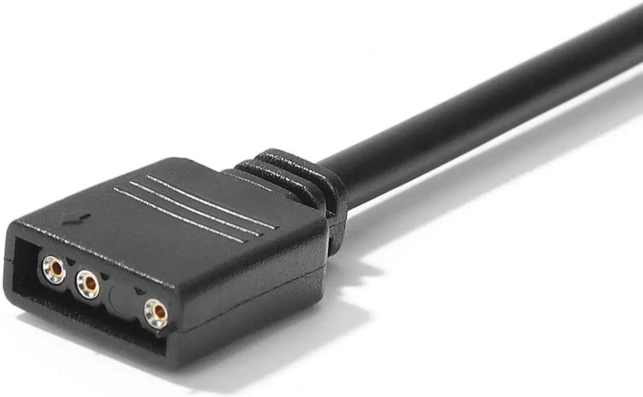 Alt view image 4 of 5 - 5V 3 Pin / 12V 4 Pin 30cm Motherboard RGB Adapter Conversion Cable for PC Computer LED Light Strip SM Wire Line