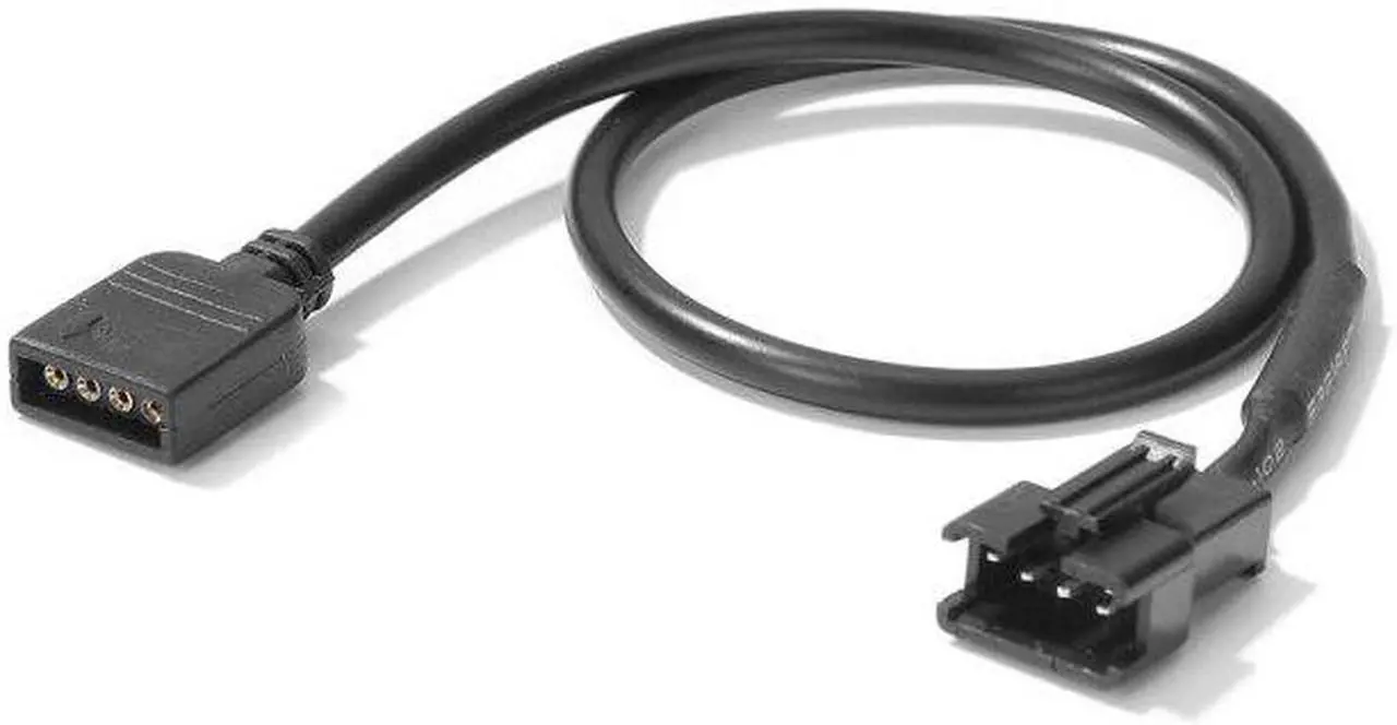 Main image of 5V 3 Pin / 12V 4 Pin 30cm Motherboard RGB Adapter Conversion Cable for PC Computer LED Light Strip SM Wire Line