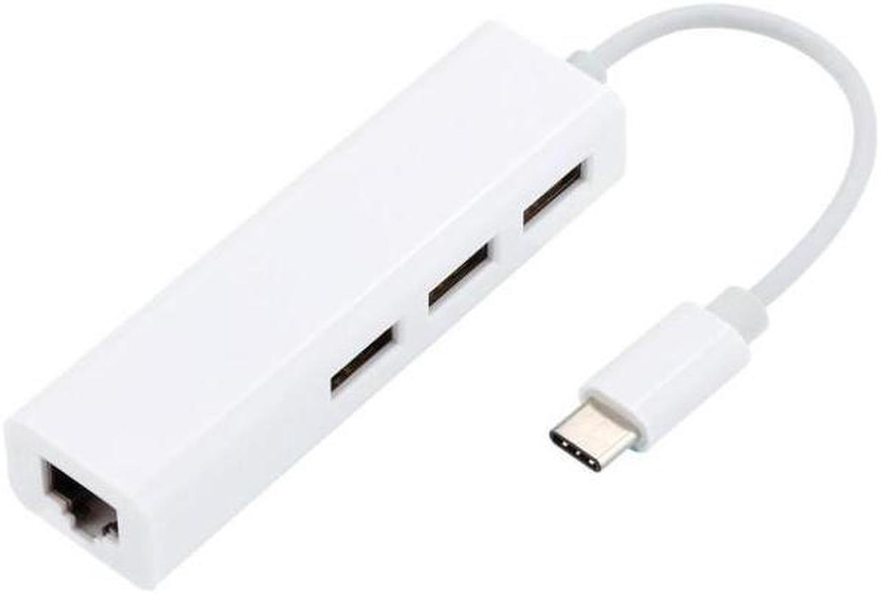 Main image of 2021 NEW USB 3.1 HUB Type C to USB Splitter RJ45 Ethernet Lan Adapter Hub Thunderbolt 3 USB-C Dock Adapter For Macbook PC