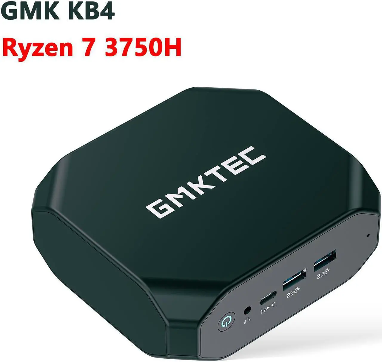 Alt view image 5 of 5 - 2022 GMK KB4  Ryen 7 3750H Windows 11 Pro MINI PC DDR4 16GB RAM 512GB SSD WIFI BT PC Gaming Computador VS Beelink SER3