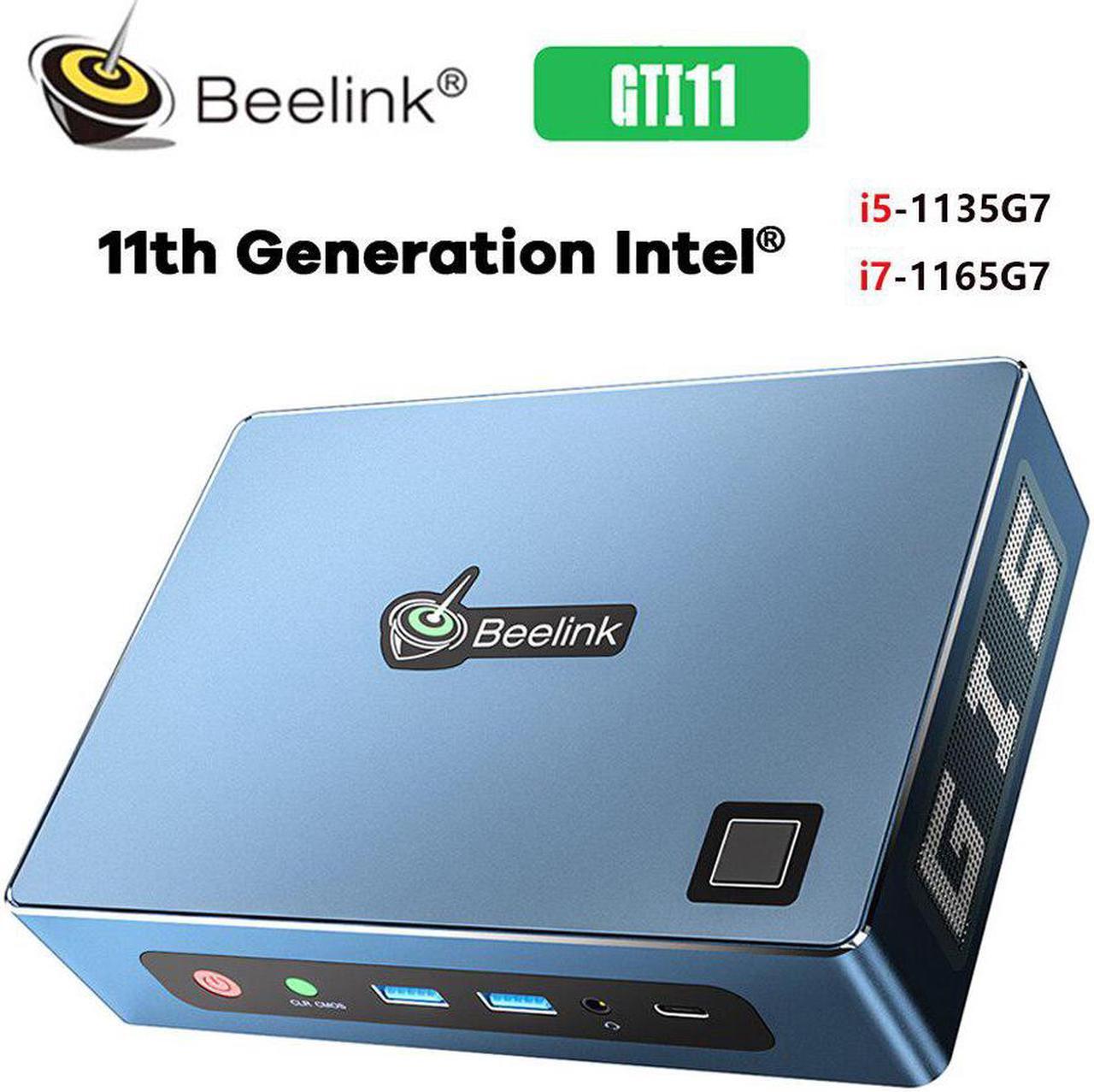 Alt view image 5 of 5 - Beelink GTi 11 Windows 11 Mini PC Intel 11th Core i5-1135G7 i7-1165G7 Kingston 16GB DDR4 500GB Office Gaming Computer