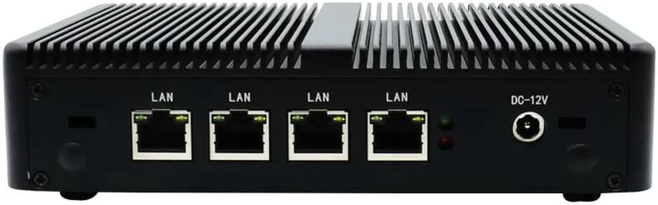 Alt view image 2 of 5 - 10W Pfsense Mini PC Celeron Quad Core J1900 USB WIFI Multi LAN 4*Intel I211 Gigabit Network VPN Firewall Router Computer