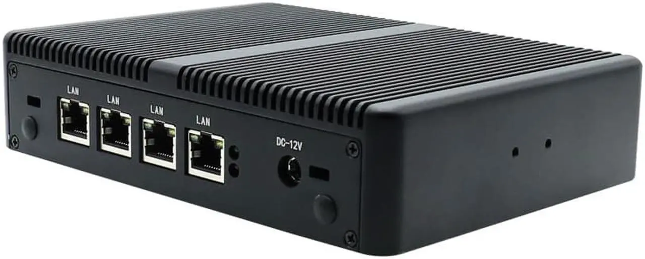 Alt view image 5 of 5 - 10W Pfsense Mini PC Celeron Quad Core J1900 USB WIFI Multi LAN 4*Intel I211 Gigabit Network VPN Firewall Router Computer
