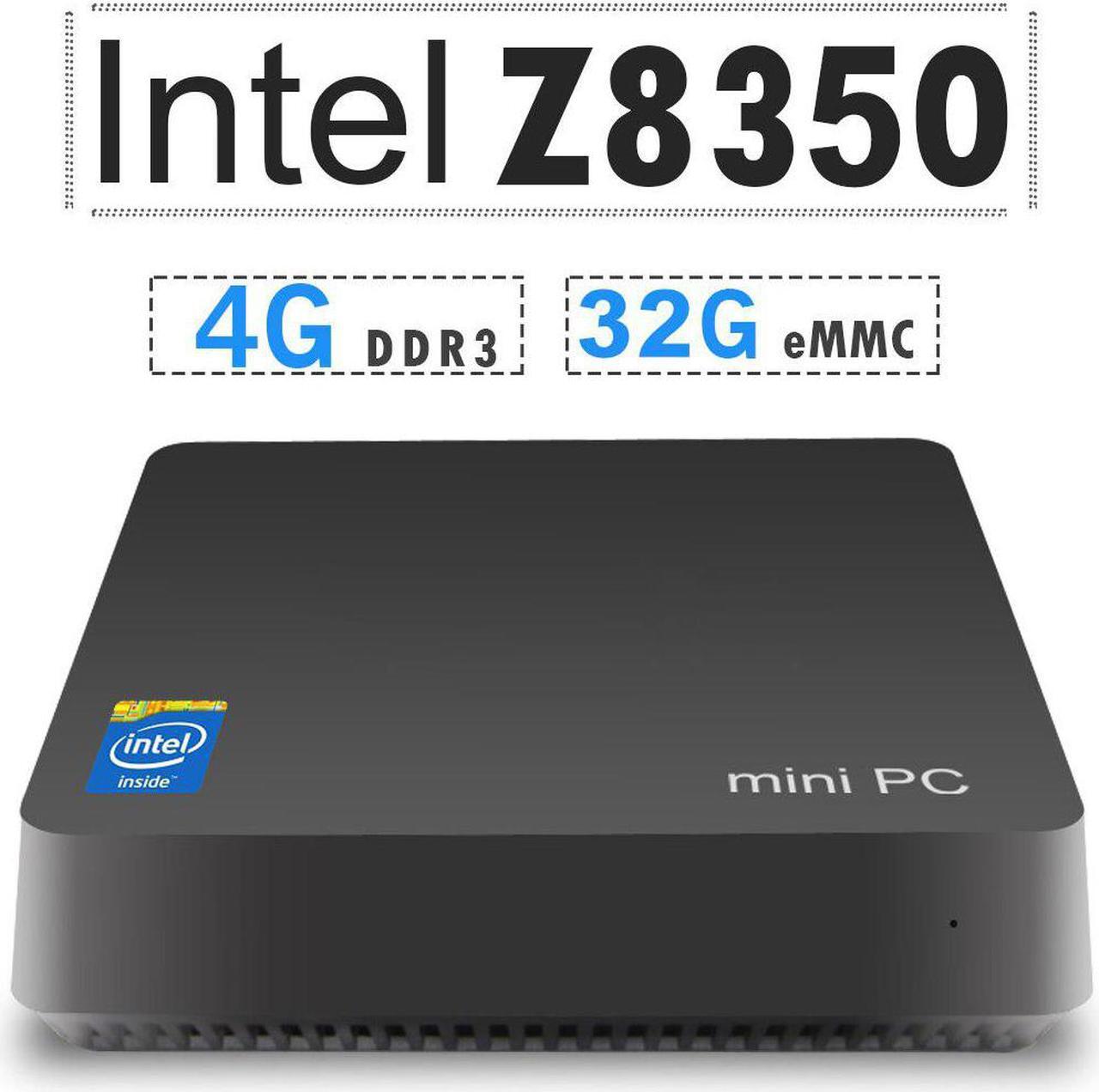 Alt view image 3 of 5 - T11 Plus Intel ATOM 8350 Mini Pc Windows 10 Gaming PC 4GB RAM 64GB ROM VGA WiFi 1000M Mini Computador VS Beelink T4