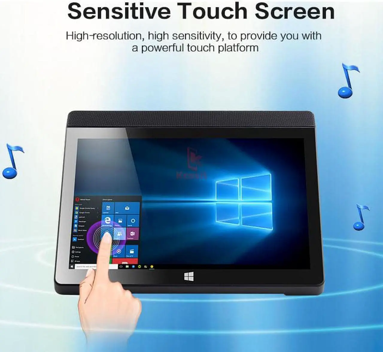 Alt view image 3 of 4 - 2021 Industrial Windows All In One PC Mini PC Desktop Computer Tablet 10.1"  J3355 4GB RAM RS232 DB9 Business Pos Terminal