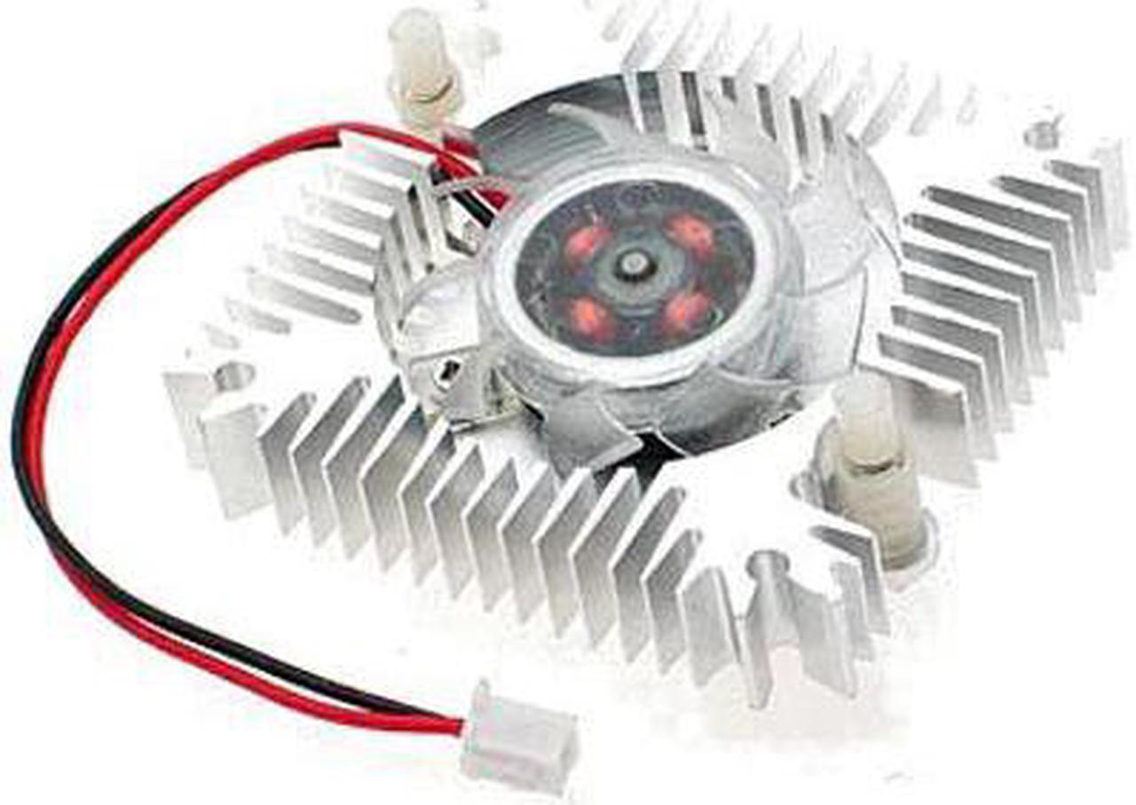 PC VGA Video Card 2 Pin 55mm Cooler Cooling Fan Heatsink 4800 RPM