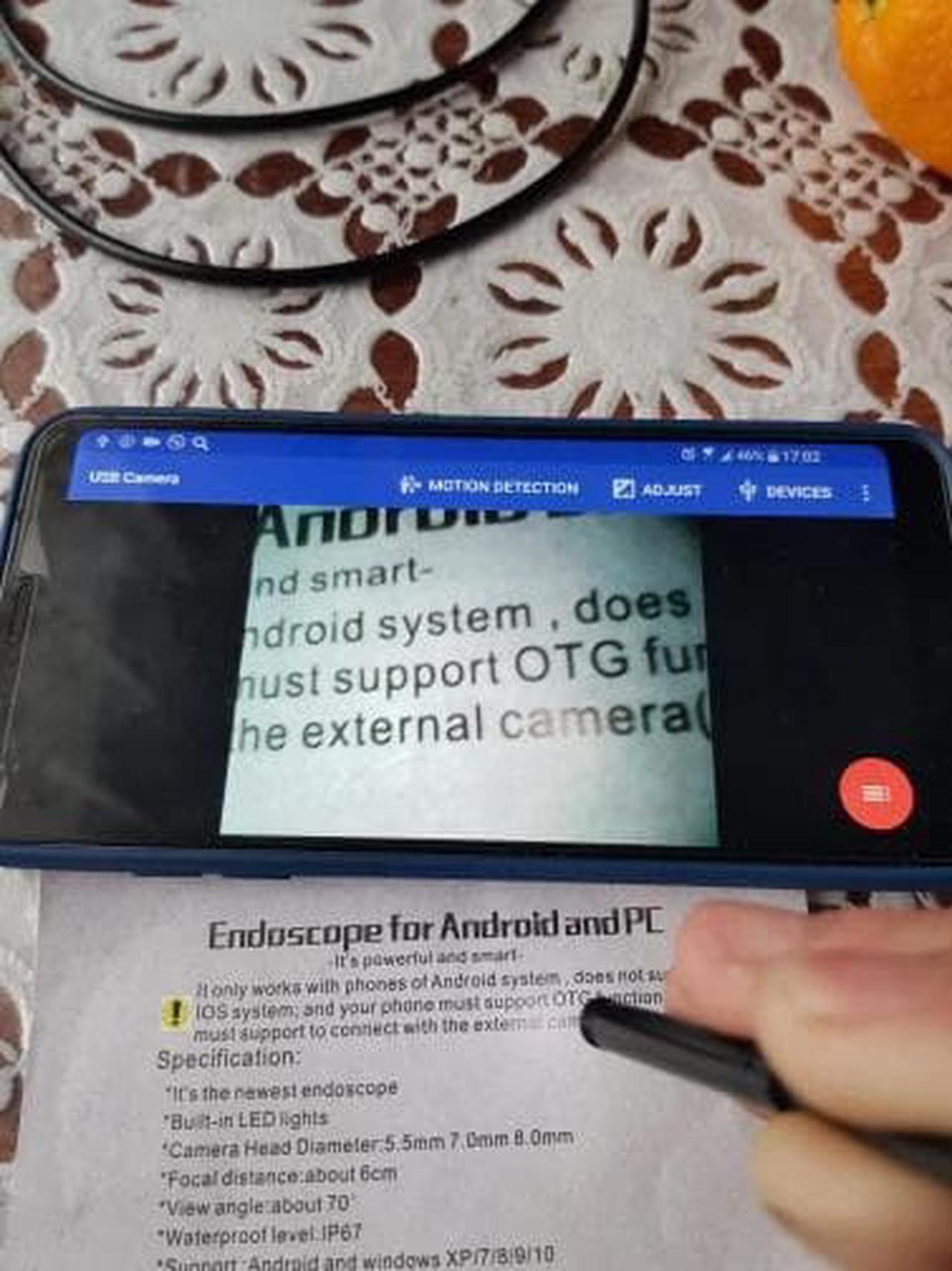 Alt view image 2 of 5 - Endoscope 720P Type-C USB Android Endoscope Camera Tube Inspection Camera Car Borescope Endoscope Take Photos Video Record