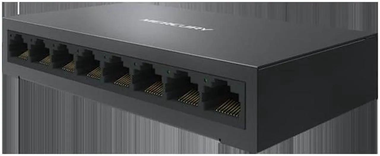 Alt view image 5 of 5 - Cabinet Network 8 Ports Gigabit Desktop Switch 1000Mbps Gigabit Ethernet Switch Lan Hub Full/Half duplex Exchange
