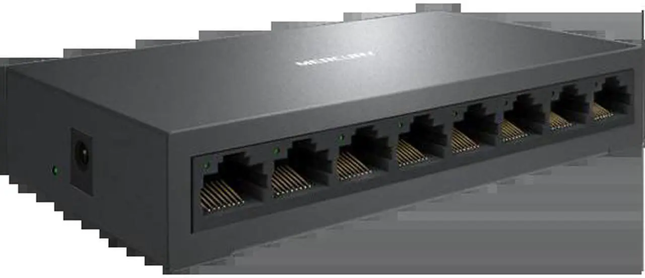 Alt view image 4 of 5 - Cabinet Network 8 Ports Gigabit Desktop Switch 1000Mbps Gigabit Ethernet Switch Lan Hub Full/Half duplex Exchange