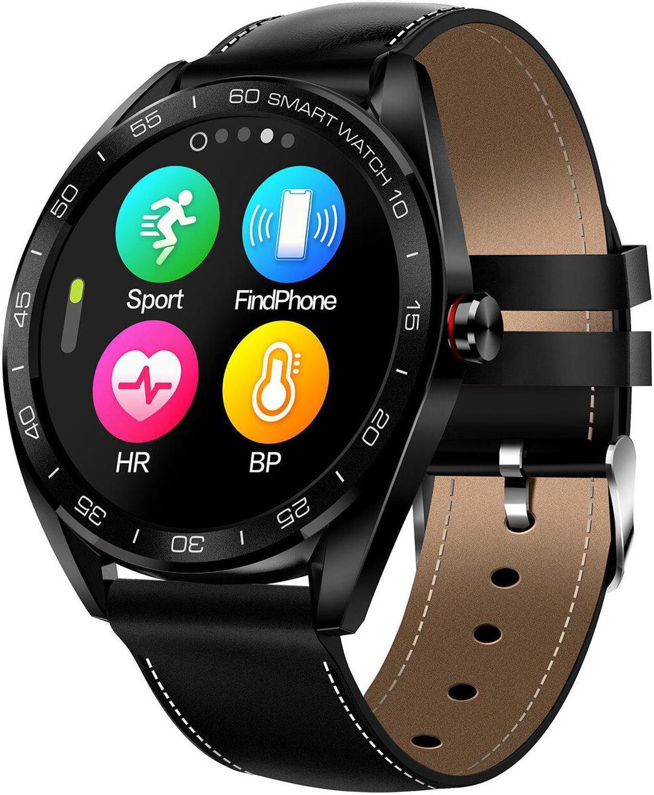 Alt view image 4 of 5 - K7 Full Touch Color Screen Smart Watch Multi Function Business Style HR and Blood Pressure Monitor Wristband