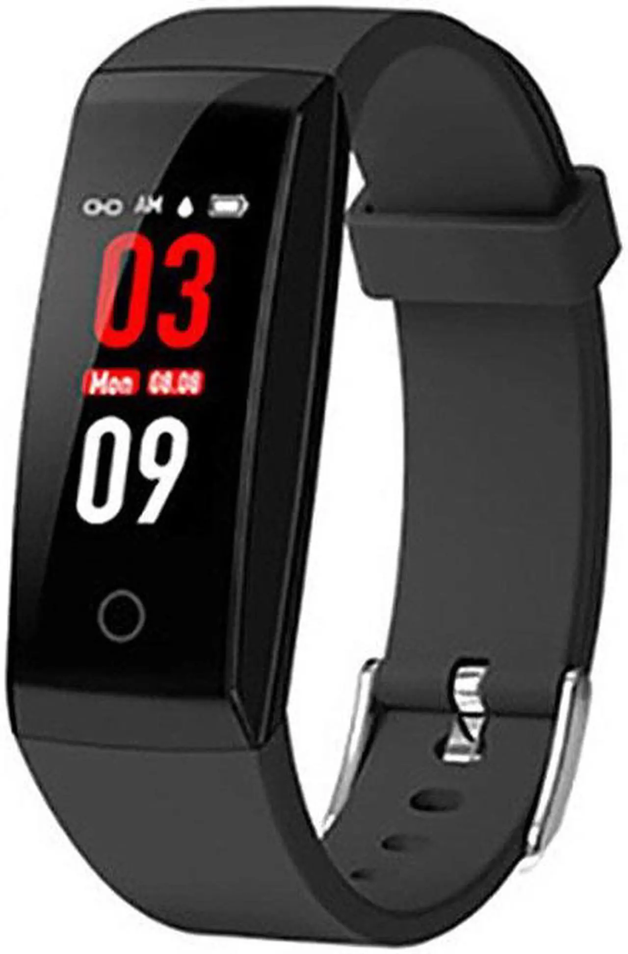 Alt view image 5 of 5 - W8 0.96" TFT Color Screen IP67 Waterproof Smart Watch Heart Rate Monitor Sport Smart Bracelet