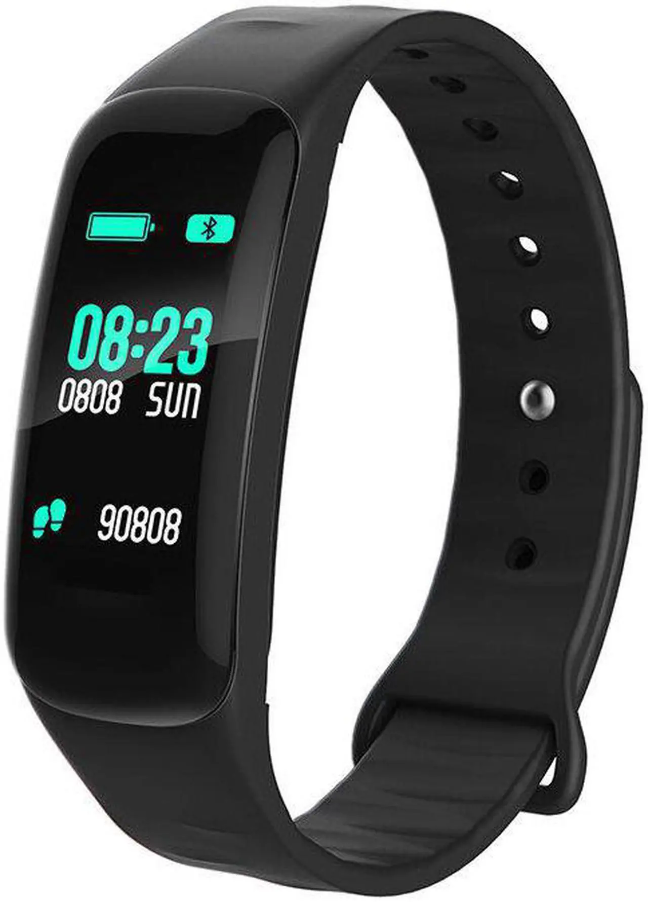 Alt view image 3 of 5 - F602 0.96" Color Touch Screen Waterproof Smart Bracelet Sleep Monitor Fitness Watch Mi Band