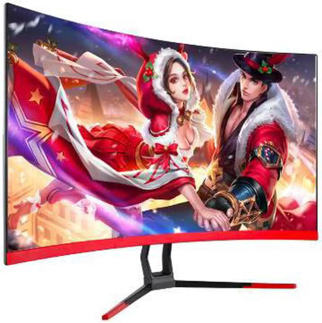 Main image of 24Inch 27" 1920×1080p Curved Screen Computer Monitor PC 60/75Hz HD Gaming VGA- Curved monitor 20" 22" Flat Panel Display