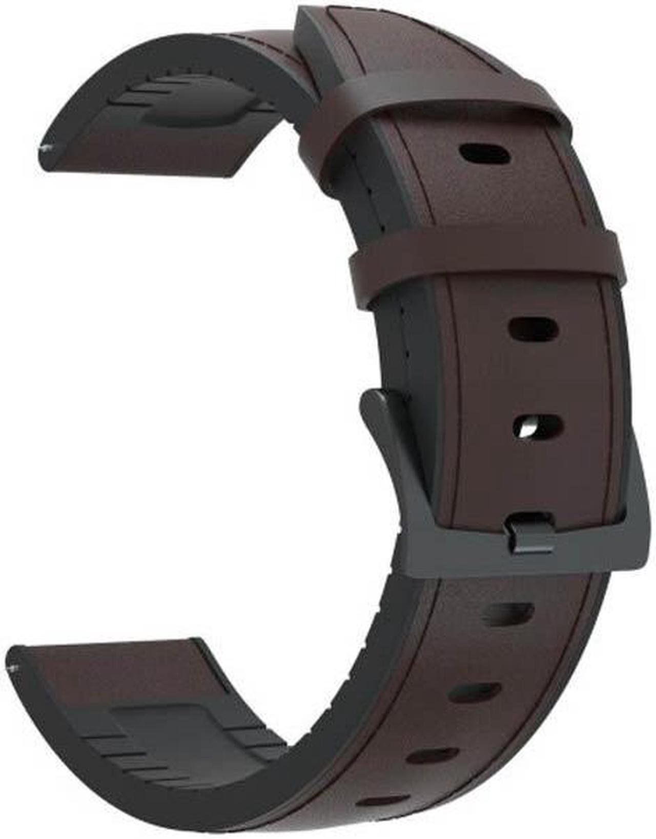 22mm Leather Smart Watch Band Replacement Strap ForGear S3/ForWatch GT 2 /GTR 47mm