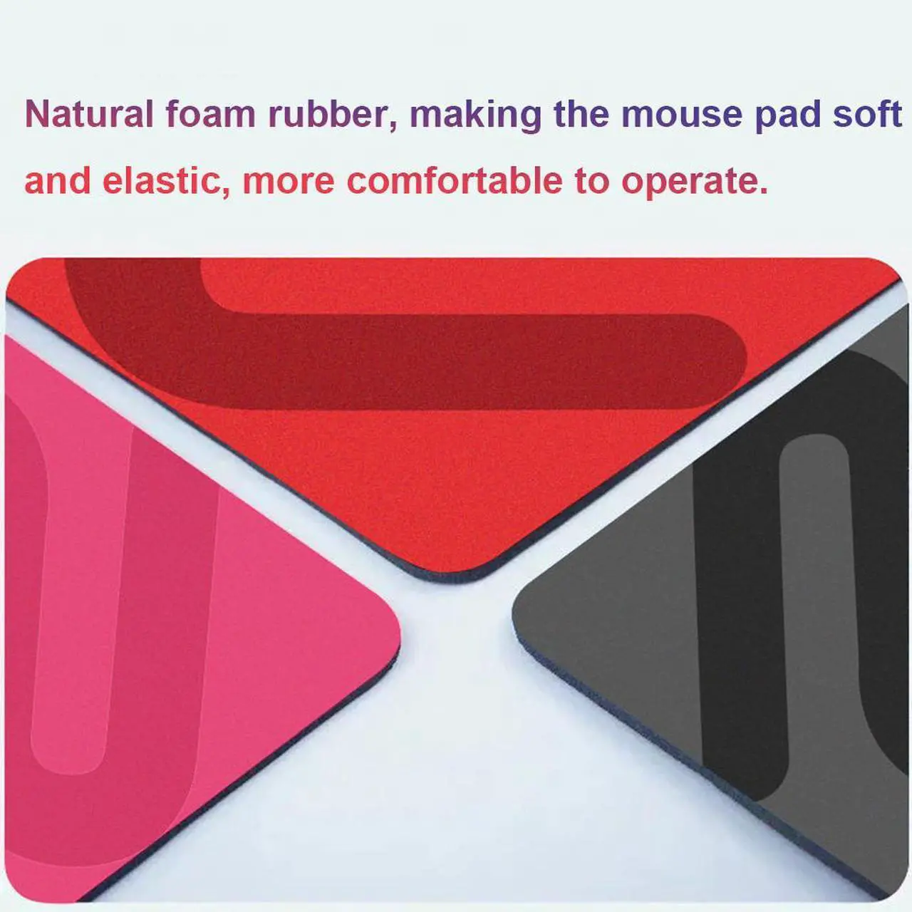 Alt view image 3 of 6 - CZQEPMB Gaming Mouse Pad GSR Gaming FPS Fine Surface Rubber Gaming CSGO Mouse Pad Smooth Black