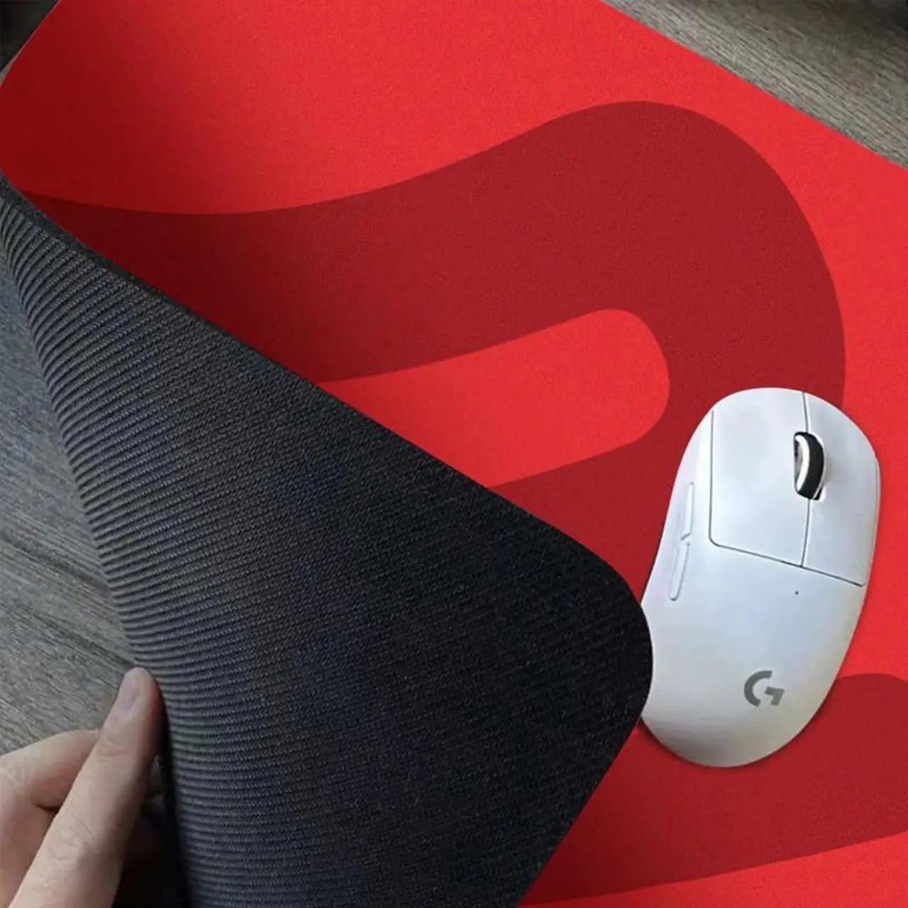 Alt view image 5 of 6 - CZQEPMB Gaming Mouse Pad GSR Gaming FPS Fine Surface Rubber Gaming CSGO Mouse Pad Smooth Black