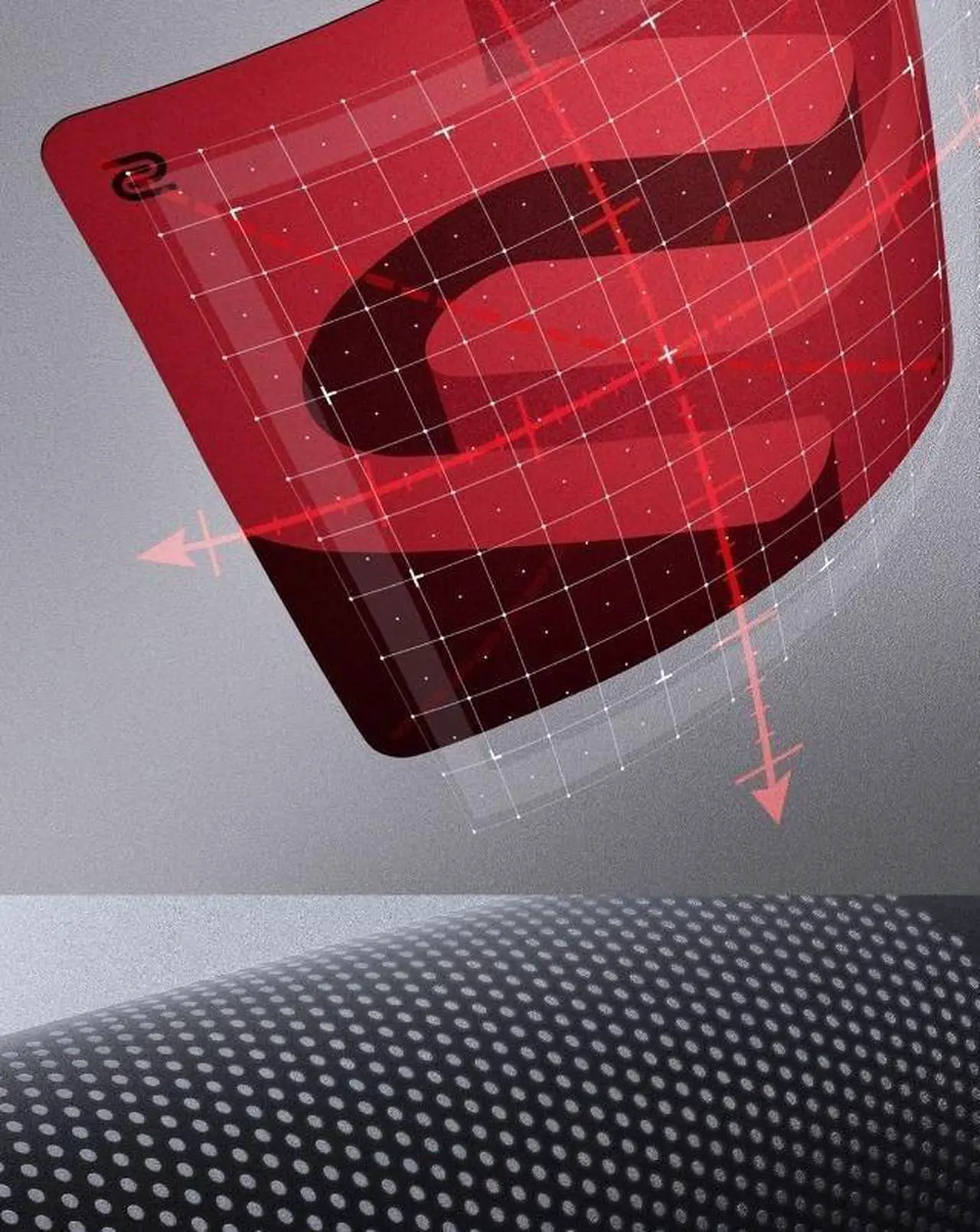 Alt view image 6 of 6 - CZQEPMB Gaming Mouse Pad GSR Gaming FPS Fine Surface Rubber Gaming CSGO Mouse Pad Smooth Black