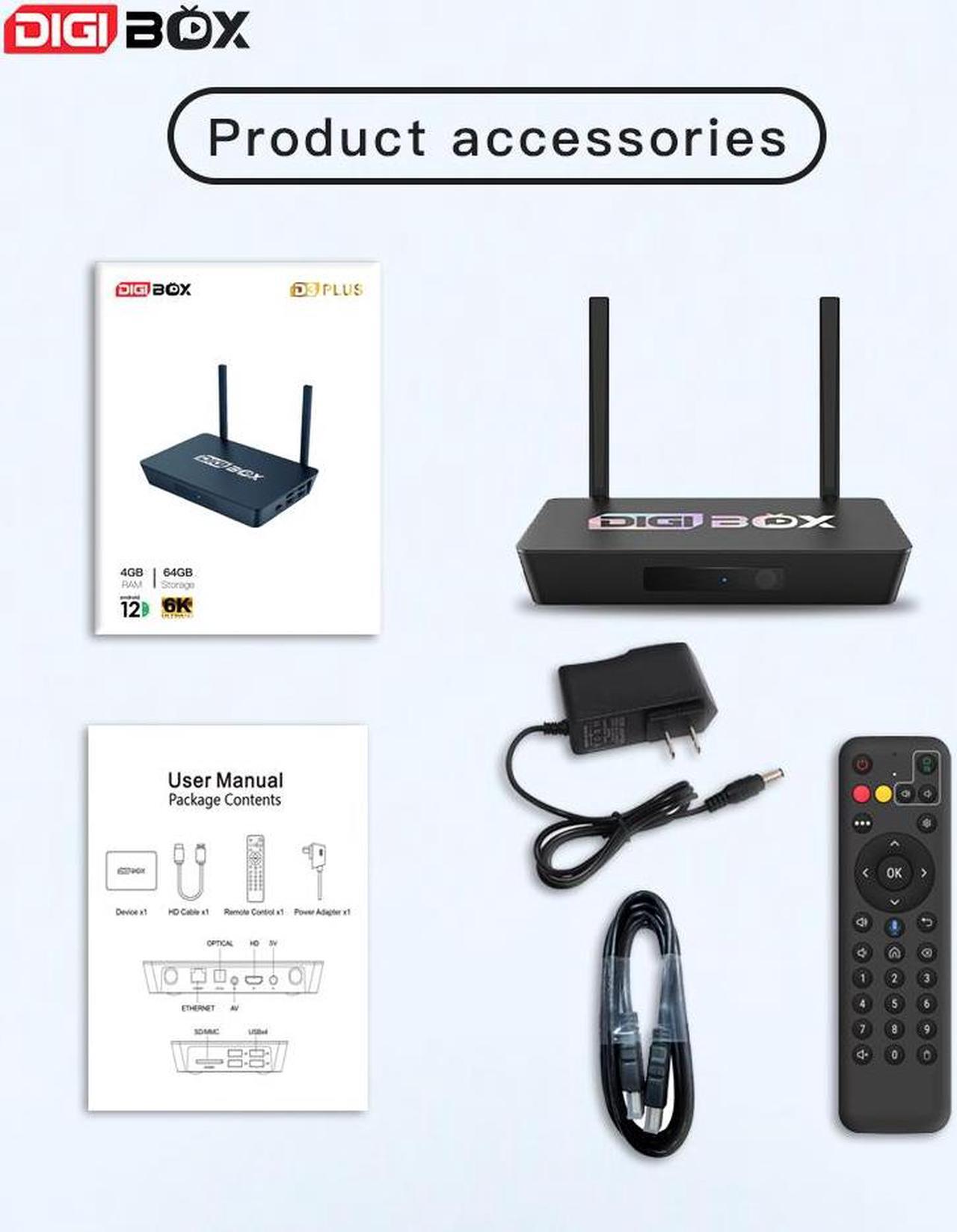 Alt view image 2 of 7 - DigiBox 6k HD Picture Quality TV BOX