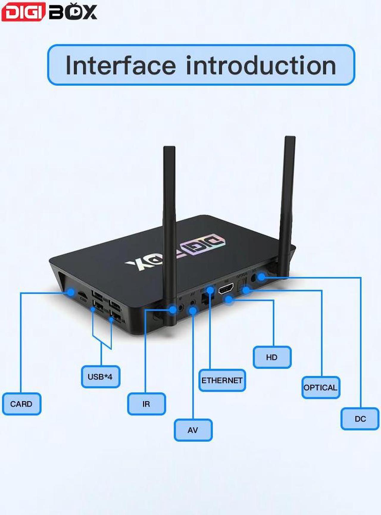 Alt view image 4 of 7 - DigiBox 6k HD Picture Quality TV BOX