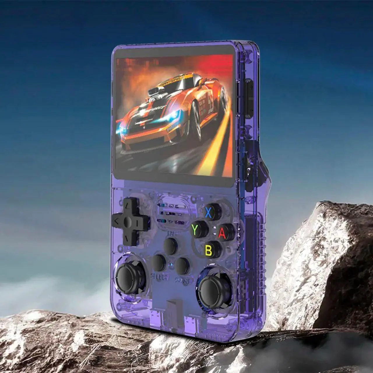 Alt view image 2 of 5 - Nostalgic Handheld Game Machine IPS Screen Mini Game Console 3D Dual-System for Kids and Adults