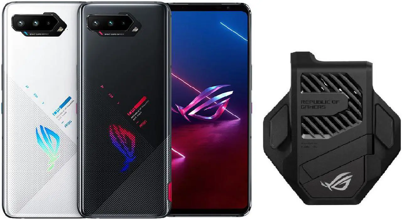 ASUS ROG Phone 5s ZS676KS (GSM ONLY NO CDMA) unlocked including cooler fan | 18 GB/512 GB | Qualcomm Snapdragon 888+ | Black