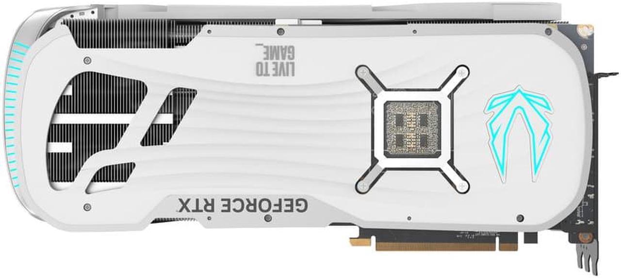 Alt view image 4 of 6 - ZOTAC GAMING GeForce RTX 4090 AMP Extreme AIRO White Edition (ZT-D40900K-10P)