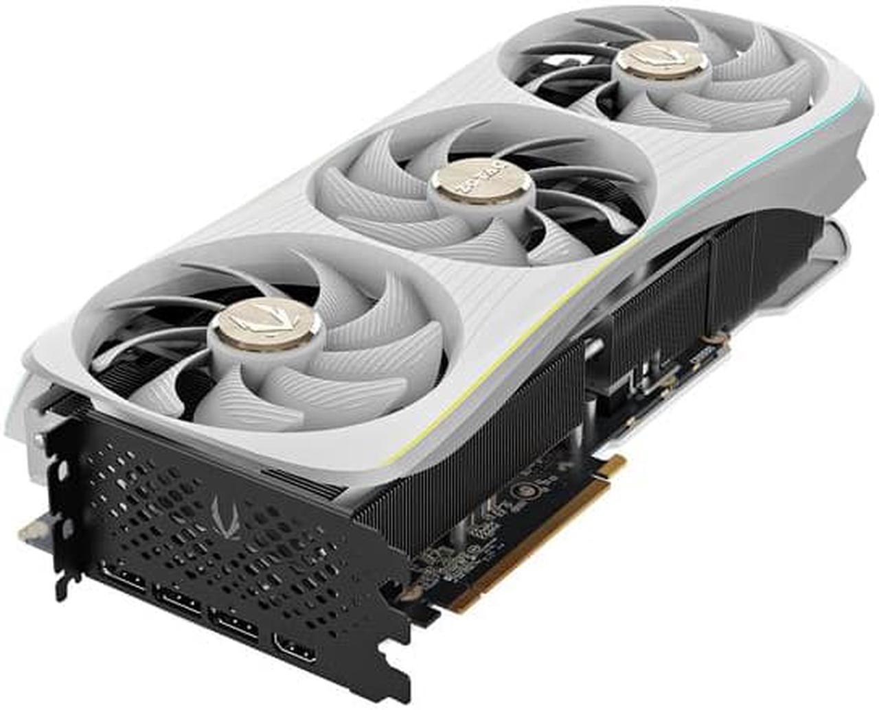 Alt view image 5 of 6 - ZOTAC GAMING GeForce RTX 4090 AMP Extreme AIRO White Edition (ZT-D40900K-10P)