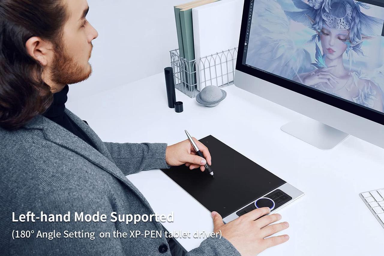 Alt view image 7 of 7 - XP-PEN Deco Pro SW Bluetooth Graphics Tablet Wireless Drawing Tablets Painting Pen Tablet for Drawing and Remote Learning