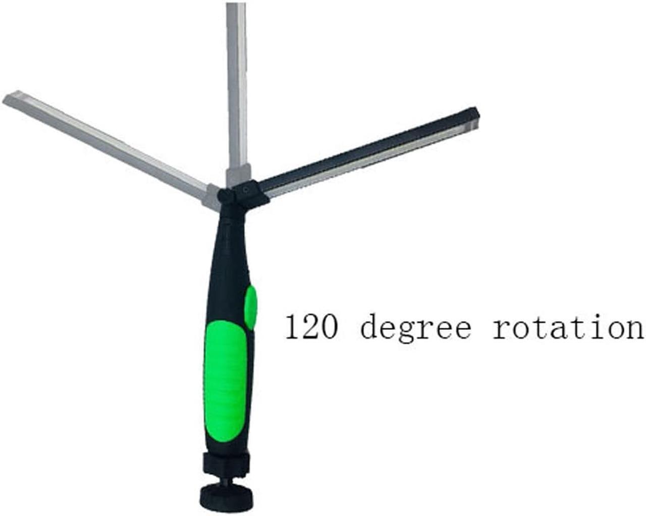 Alt view image 7 of 7 - Protable Garage Working Light Multifunction Rechargeable COB LED Slim Work Light Lamp Flashlight Worklight Outdoor - Red