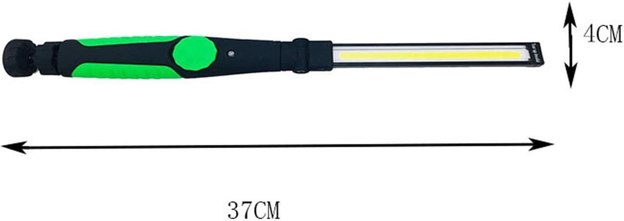 Alt view image 6 of 7 - Protable Garage Working Light Multifunction Rechargeable COB LED Slim Work Light Lamp Flashlight Worklight Outdoor - Red