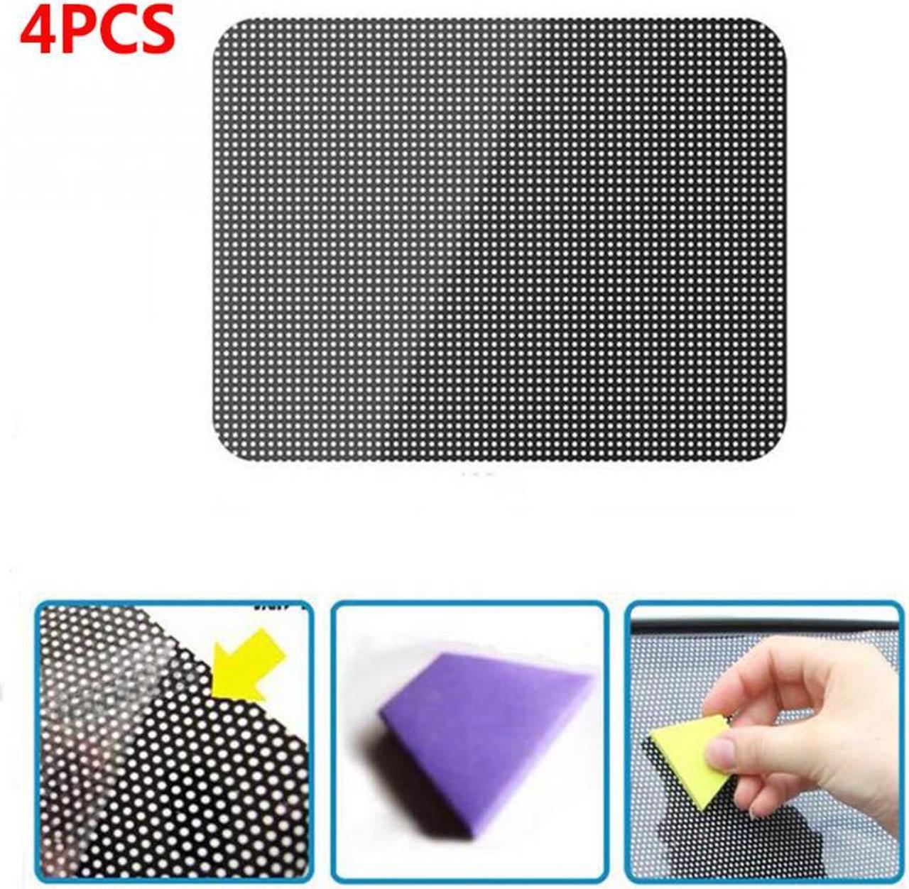 4 x Car Window Sun Shade Cover Static Cling Screen Reusable Washable