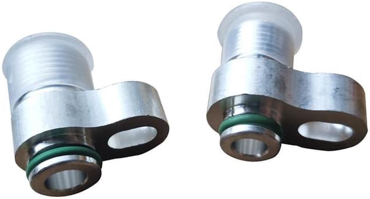 Alt view image 2 of 6 - Furulu A/C Compressor Adapter Fittings Direct Replacement For Denso 10S17F & 10S20F Kit