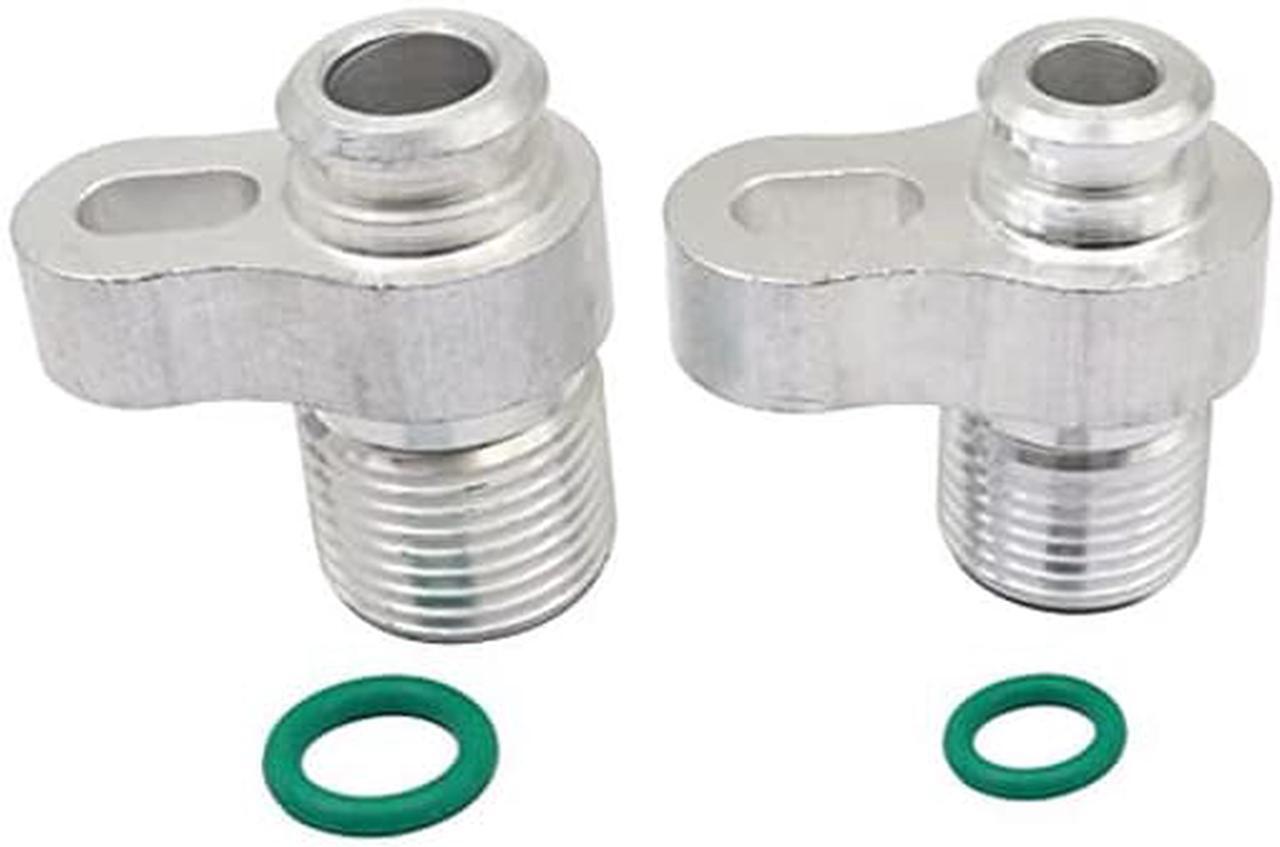 Alt view image 3 of 6 - Furulu A/C Compressor Adapter Fittings Direct Replacement For Denso 10S17F & 10S20F Kit