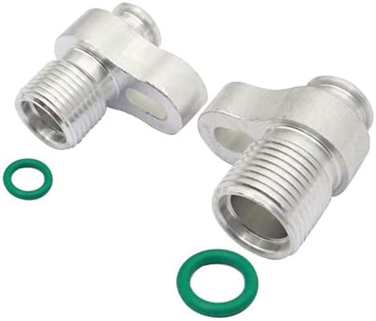Alt view image 4 of 6 - Furulu A/C Compressor Adapter Fittings Direct Replacement For Denso 10S17F & 10S20F Kit