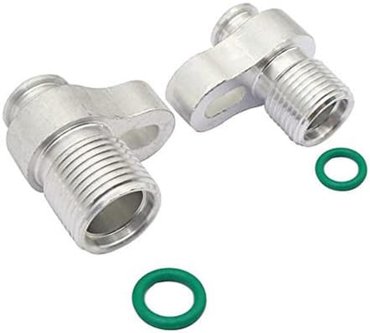 Alt view image 5 of 6 - Furulu A/C Compressor Adapter Fittings Direct Replacement For Denso 10S17F & 10S20F Kit