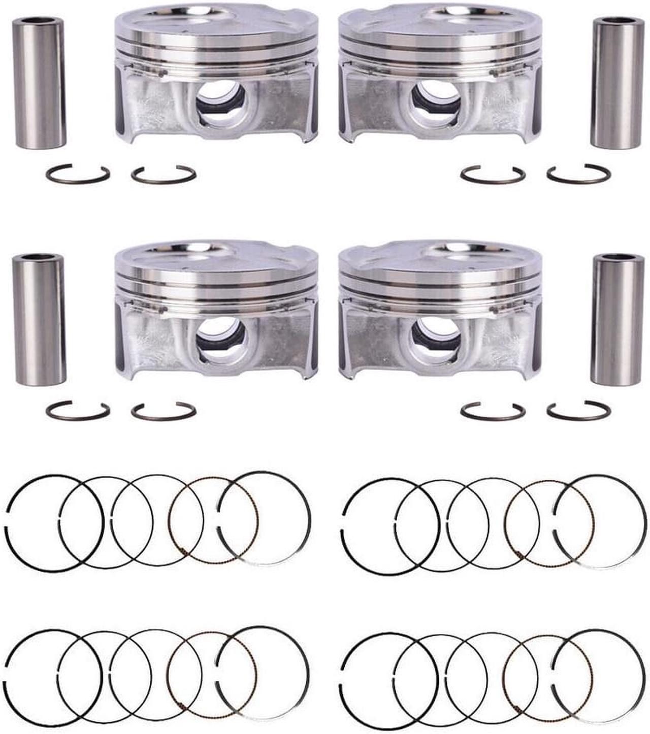 FYUU 4 sets Piston & Rings kit For Kia Soul Forte 2014-2019  23041-2E210