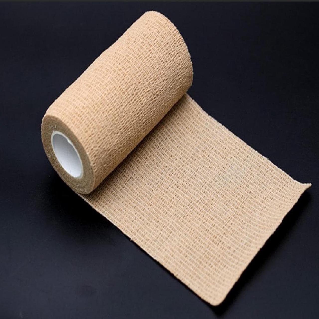 FYUU 10 Pcs Self Adherent Wrap Adhesive Bandage Gauze Rolls Elastic Multi-scene Application Tape 5CM x 4.5M