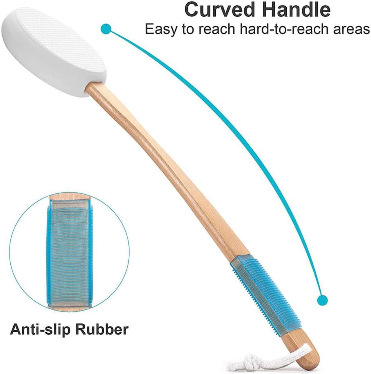 FYUU Lotion Applicator for Body Back Easy Reach One Rod with Four Heads