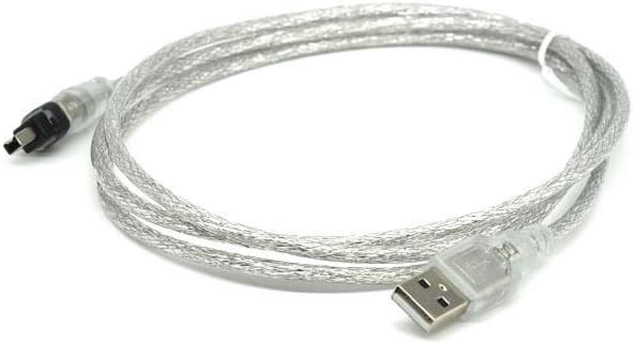 FYUU 1.5M USB To Firewire IEEE 1394 4-Pin iLink Adapter Data Cable Cord