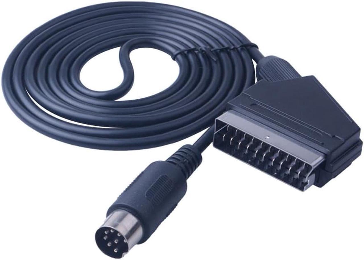 FYUU RGB Cable Lead Scart For Sega Mega Drive 1 Master System V-Pin