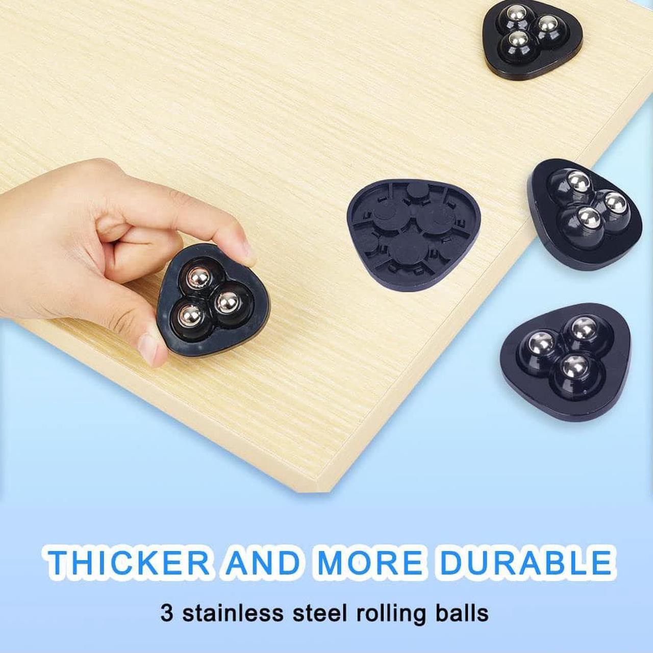 FYUU 8 PCS Mini Caster Wheels Self-Adhesive Castor Wheels for Small Furniture