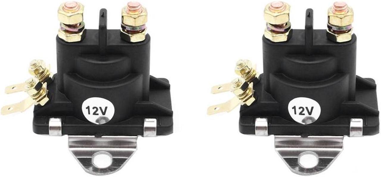 Acaigel 2Pcs New Marine Starter Tilt /Trim Relay Solenoid For MerCruiser 89-96158T 12V